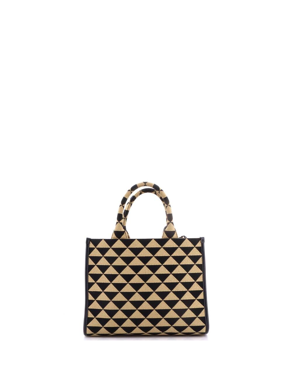 Prada Symbole Shopper Tote Jacquard #369138P23B - Picture 3 of 7